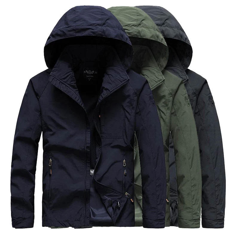 Herren Kapuzen-Softshelljacke mit Mesh-Innenfutter und multifunktionalen Reißverschlusstaschen Nord Taschen