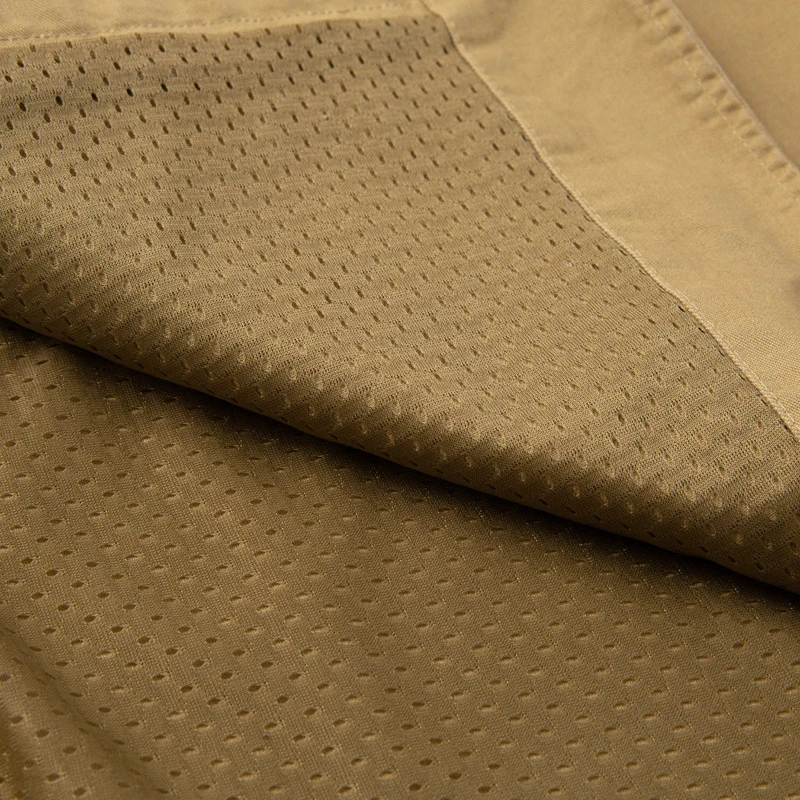 Herren Ärmellose Utility-Canvas-Weste mit V‑Ausschnitt, Knopfleiste und aufgesetzten Taschen Nord Taschen