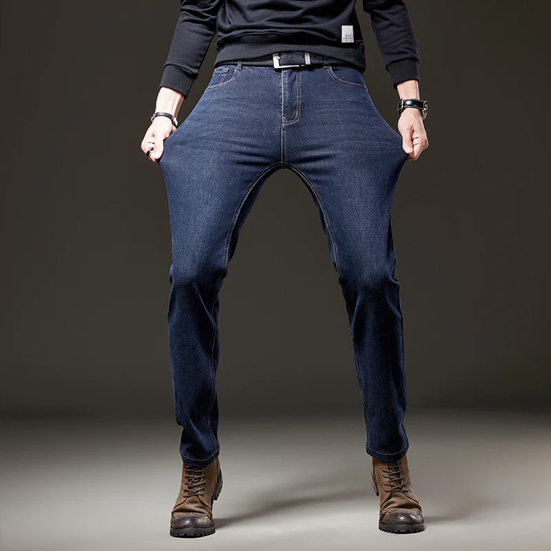 Herren Jeans im geraden Schnitt aus Stretch-Denim mit klassischem fünf‑Taschen‑Schnitt Nord Taschen