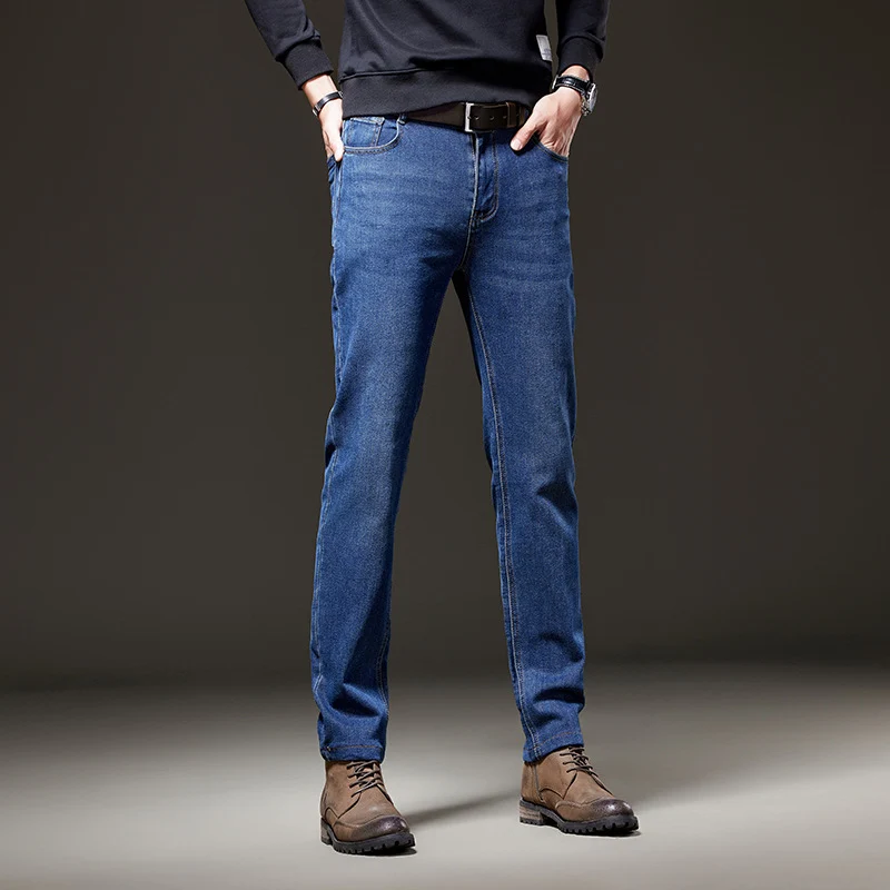 Herren Jeans im geraden Schnitt aus Stretch-Denim mit klassischem fünf‑Taschen‑Schnitt Nord Taschen