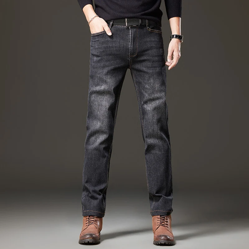 Herren Jeans im geraden Schnitt aus Stretch-Denim mit klassischem fünf‑Taschen‑Schnitt Nord Taschen