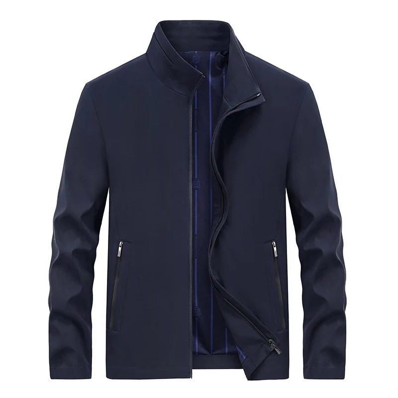 Herren Urbaner Softshell-Übergangsblouson mit Stehkragen, verdecktem Reißverschluss & feinem Innenfutter Nord Taschen