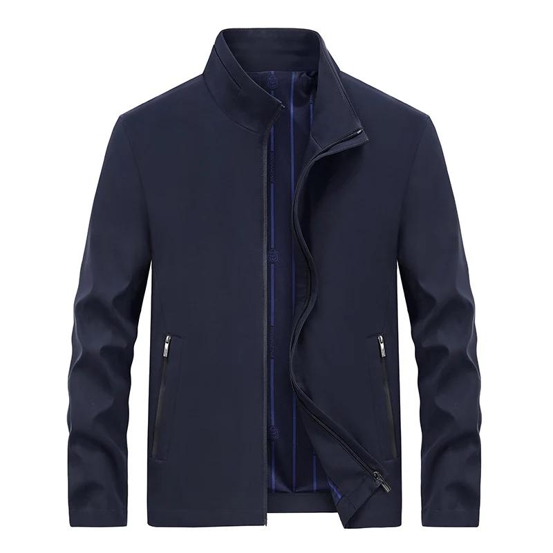 Herren Urbaner Softshell-Übergangsblouson mit Stehkragen, verdecktem Reißverschluss & feinem Innenfutter Nord Taschen