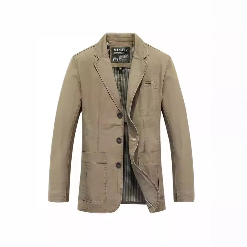 Herren Sakko im Casual-Stil mit Drei-Knopf-Front und aufgesetzten Taschen Nord Taschen