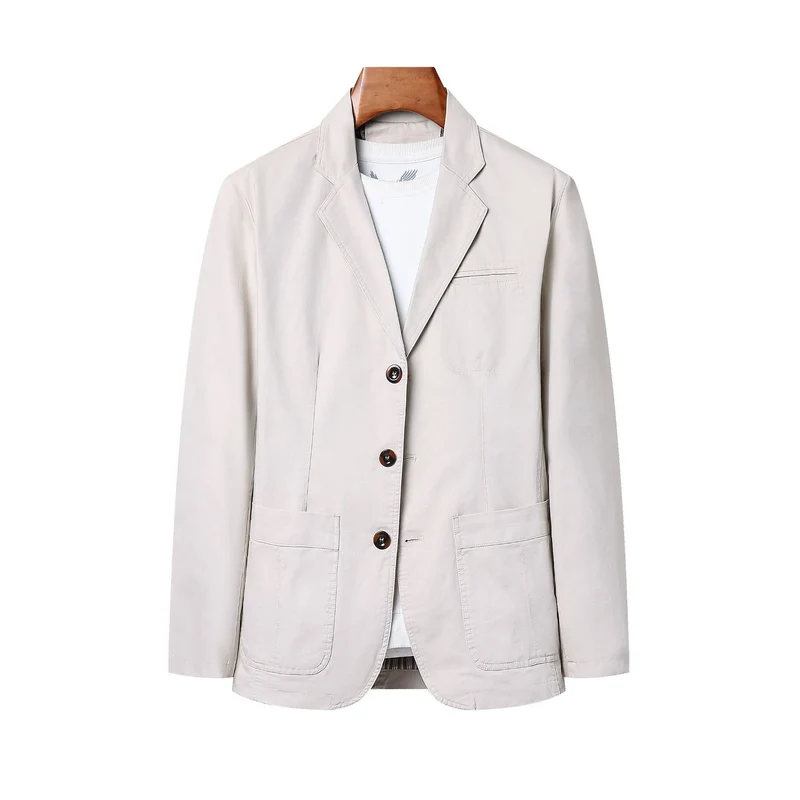 Herren Sakko im Casual-Stil mit Drei-Knopf-Front und aufgesetzten Taschen Nord Taschen
