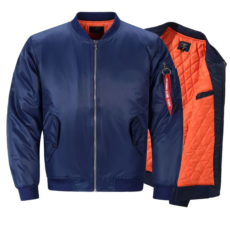 Herren Piloten-Bomberjacke Nord Taschen