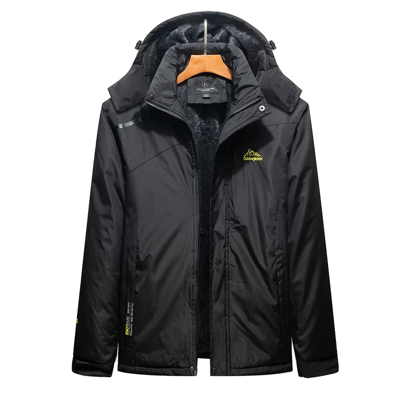 Herren Isolierte Winterparka mit Teddyfutter, Kapuze und wasserabweisender Außenhülle Nord Taschen