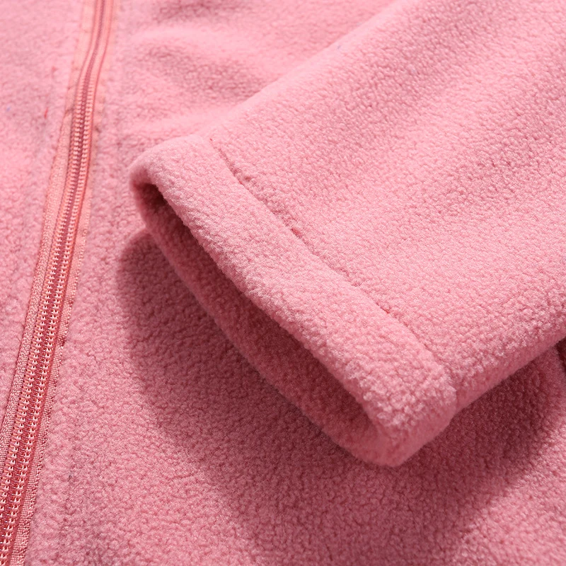 Damen Taillierte Fleecejacke mit Stehkragen und durchgehendem Reißverschluss Nord Taschen