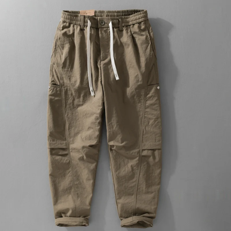 Herren Utility-Cargohose mit Kordelzugbund und seitlichen Pattentaschen Nord Taschen