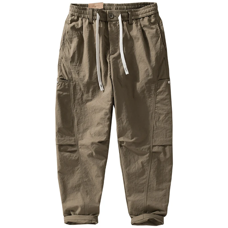 Herren Utility-Cargohose mit Kordelzugbund und seitlichen Pattentaschen Nord Taschen
