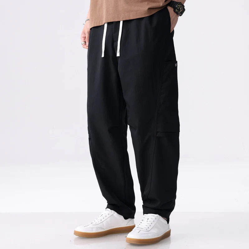 Herren Utility-Cargohose mit Kordelzugbund und seitlichen Pattentaschen Nord Taschen