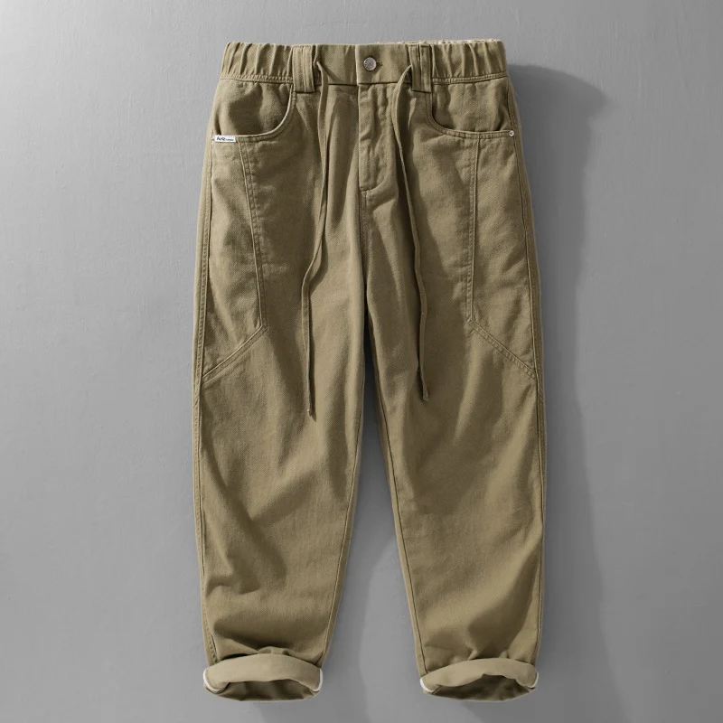 Herren Utility-Cargohose mit elastischem Bund, Tunnelzug und aufgesetzten Taschen Nord Taschen