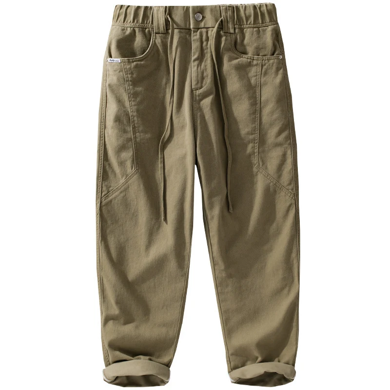 Herren Utility-Cargohose mit elastischem Bund, Tunnelzug und aufgesetzten Taschen Nord Taschen