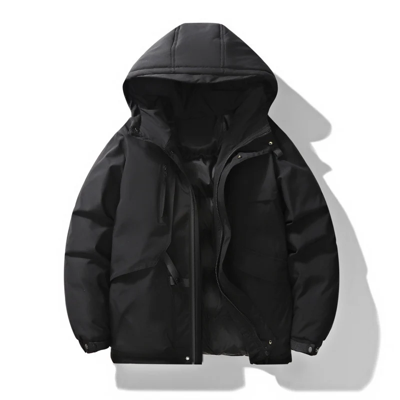 Herren Isolierte Parka-Jacke mit Kapuze Nord Taschen
