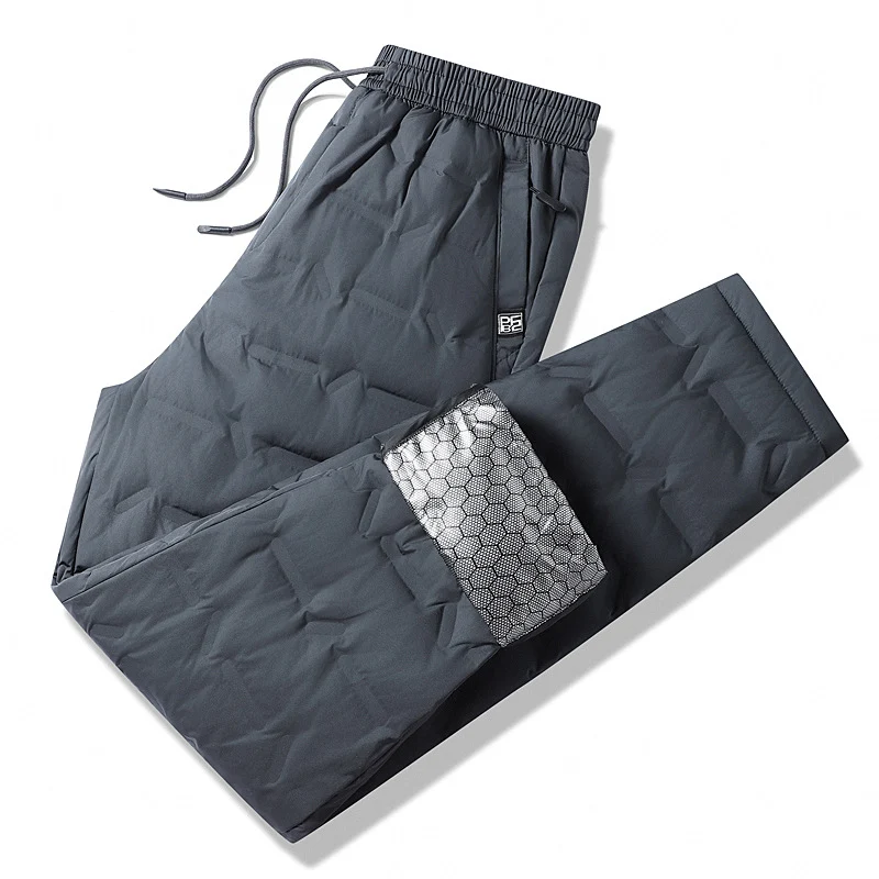 Herren Gepolsterte Thermohose mit Steppung, elastischem Bund und Reißverschlusstaschen Nord Taschen