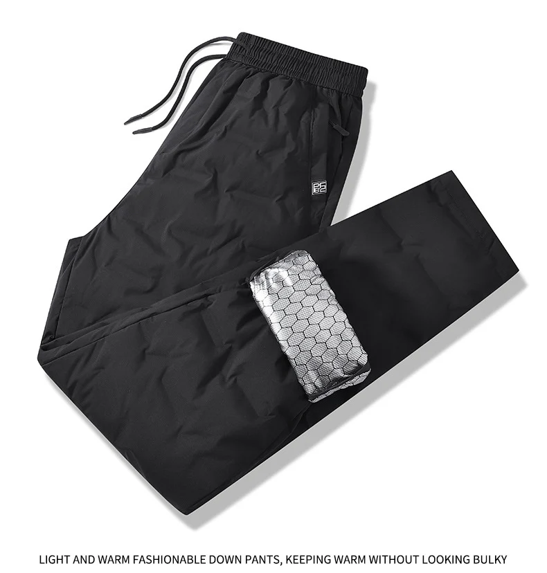 Herren Gepolsterte Thermohose mit Steppung, elastischem Bund und Reißverschlusstaschen Nord Taschen