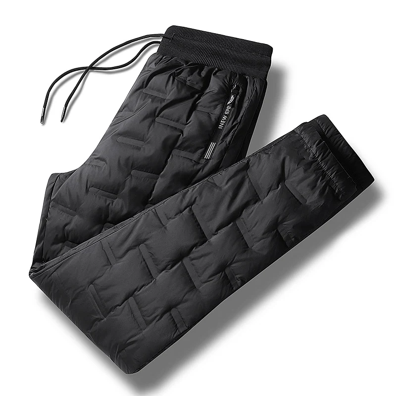 Herren Gepolsterte Thermohose mit Steppung, elastischem Bund und Reißverschlusstaschen Nord Taschen