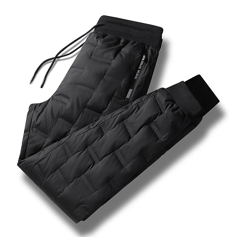 Herren Gepolsterte Thermohose mit Steppung, elastischem Bund und Reißverschlusstaschen Nord Taschen