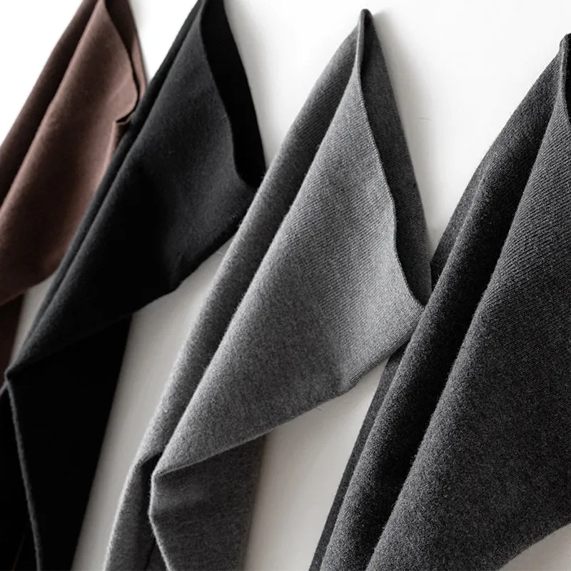 Damen Thermo-Feinstrick-Leggings mit hoher Taille und geripptem Knöchelabschluss Nord Taschen