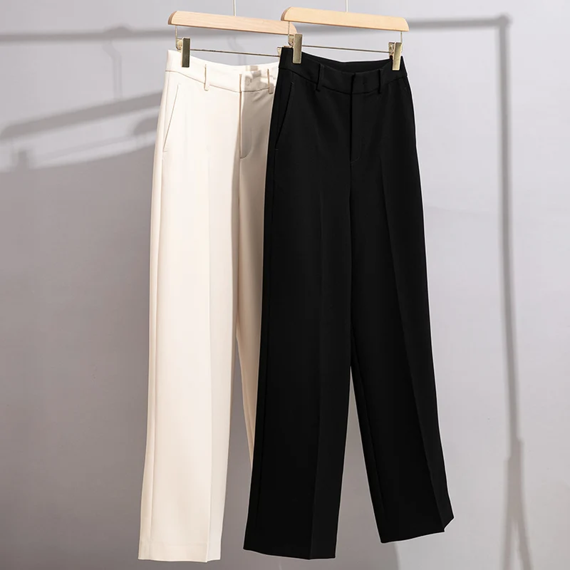 Damen Tailored Palazzo-Hose mit Bügelfalte und verdecktem Hakenverschluss Nord Taschen