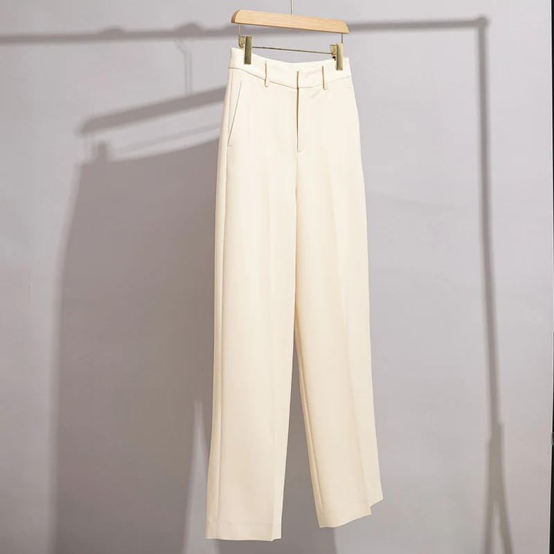 Damen Tailored Palazzo-Hose mit Bügelfalte und verdecktem Hakenverschluss Nord Taschen