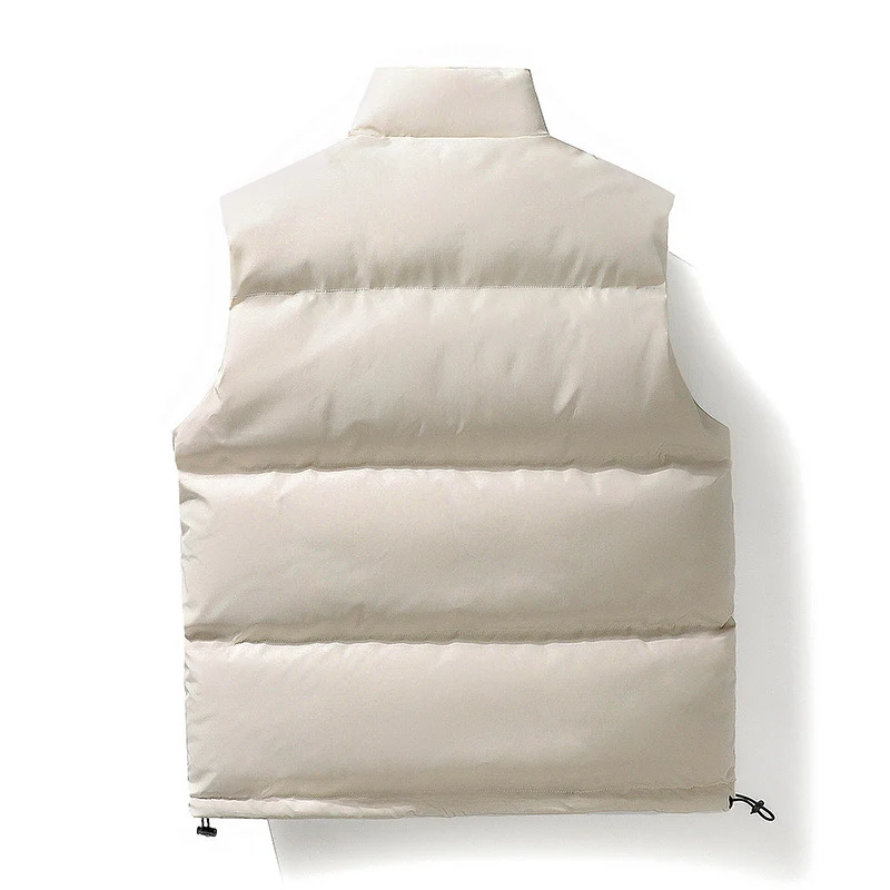 Damen Oversize Puffer‑Weste mit hohem Stehkragen, Frontblende und verstellbarem Kordelzugsaum Nord Taschen