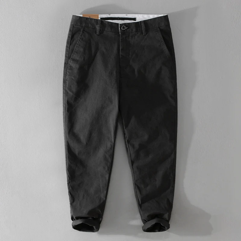 Herren Konisch zulaufende Baumwoll-Chino mit legerer Passform Nord Taschen