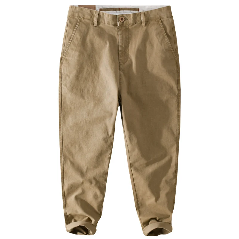 Herren Konisch zulaufende Baumwoll-Chino mit legerer Passform Nord Taschen