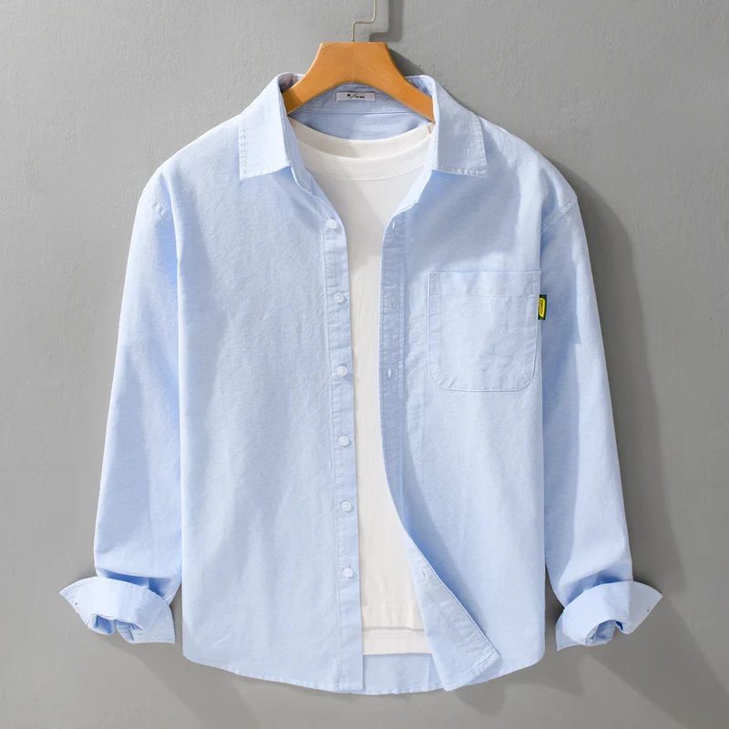Damen Leichtes Baumwoll-Overshirt mit Kentkragen, aufgesetzter Brusttasche und Relaxed-Fit Nord Taschen
