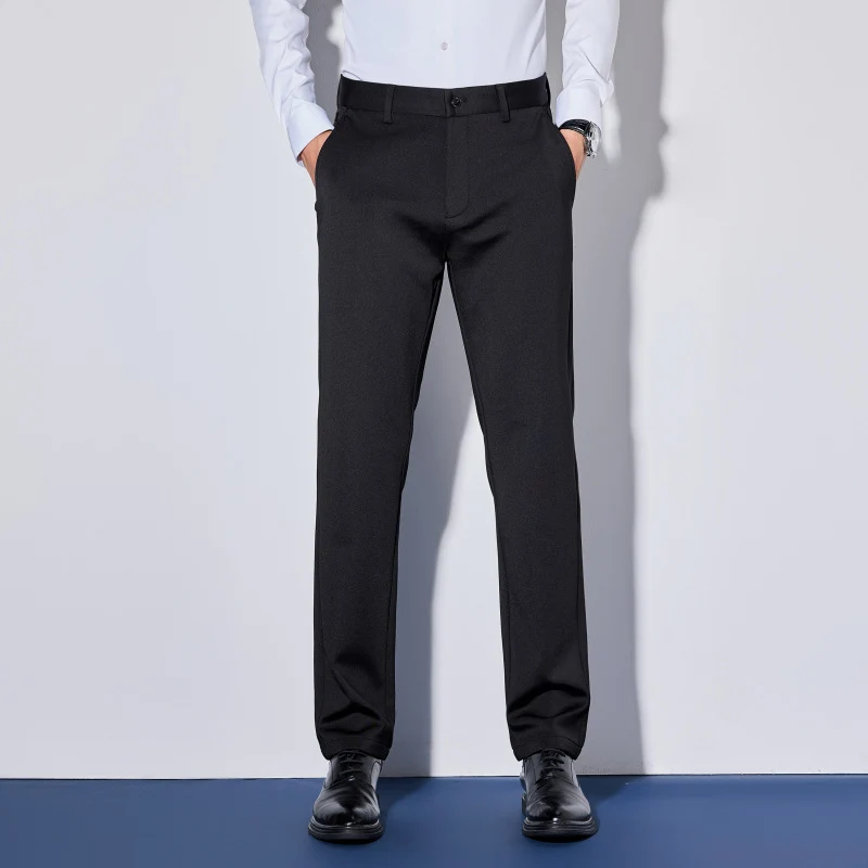 Herren Elegante Business-Hose mit geradem Schnitt und elastischem Bund Nord Taschen