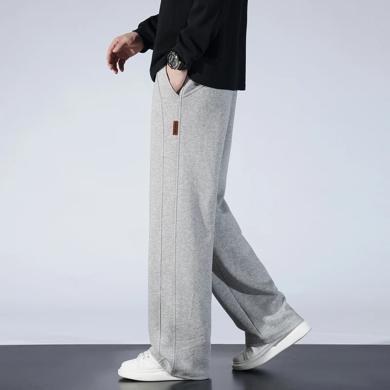 Damen Weite Lounge-Sweathose mit Tunnelzug und geradem Bein Nord Taschen