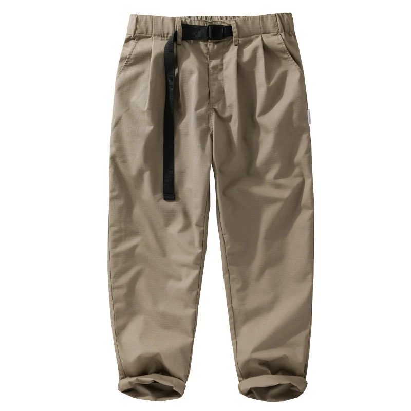 Herren Locker geschnittene Bundfalten-Hose mit Kordelzug und weitem Bein Nord Taschen