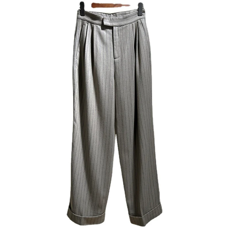 Damen Oversize Wollmantel im Clean‑Cut‑Design mit Reverskragen und verdeckter Knopfleiste Nord Taschen