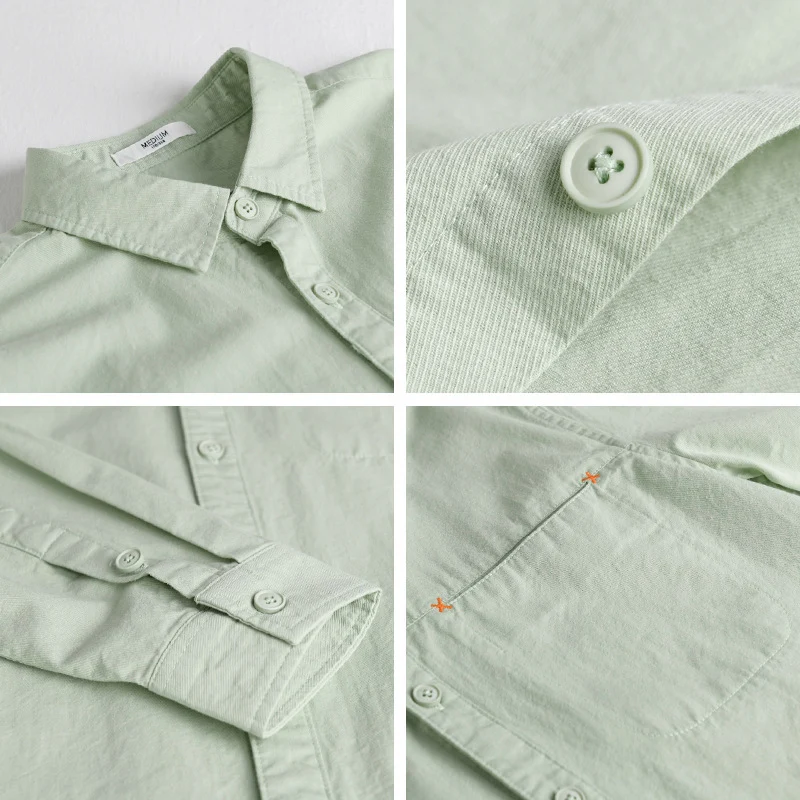 Herren Leichtes Baumwoll-Layering-Overshirt mit tonaler Brusttasche und Soft‑Touch‑Finish Nord Taschen