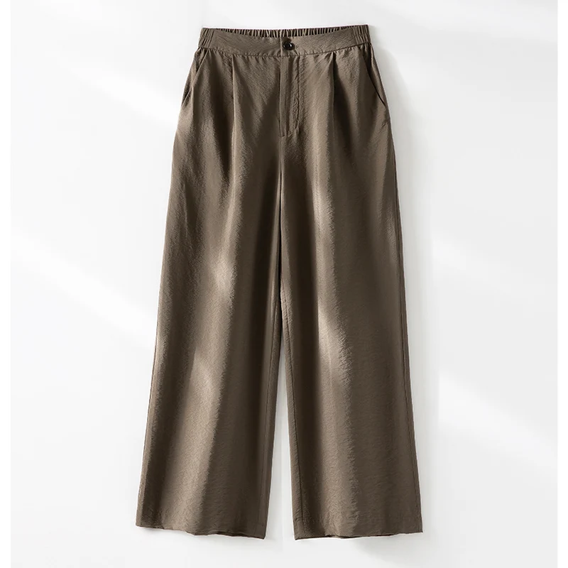 Damen Leichter Oversize-Blazer mit V-Ausschnitt, Ein-Knopf-Verschluss und gerafften Dreiviertelärmeln Nord Taschen