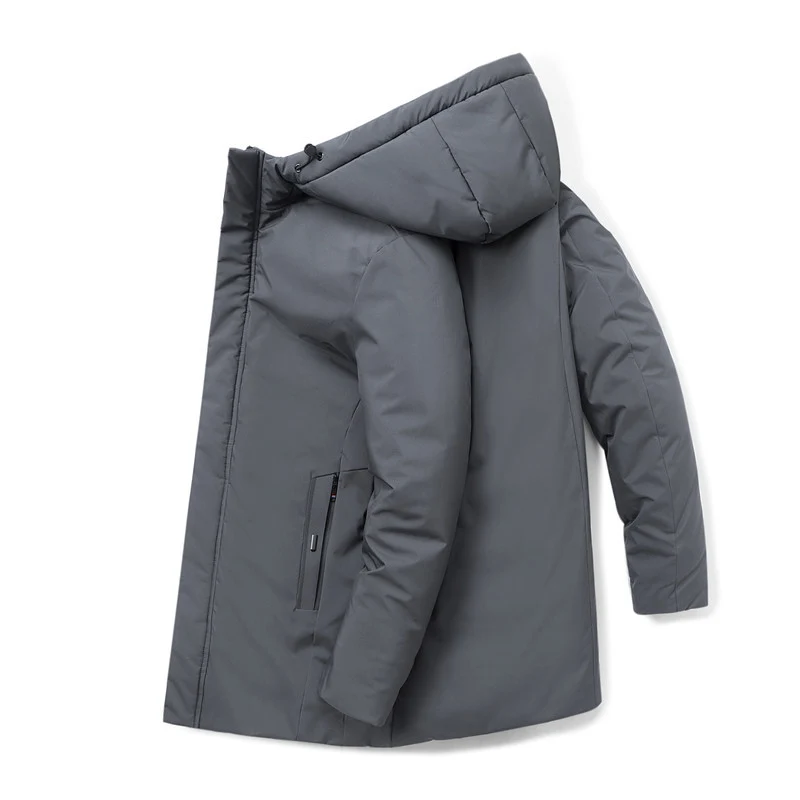 Herren moderner Urban-Longparka mit versteckter Reißverschlussblende und ergonomischer Kapuze Nord Taschen