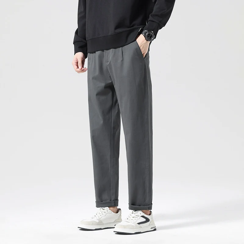 Herren Moderne Relaxed‑Fit Freizeit‑Chino mit leichtem Stretch und umgeschlagenem Saum Nord Taschen