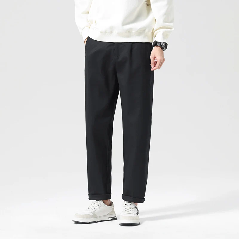 Herren Moderne Relaxed‑Fit Freizeit‑Chino mit leichtem Stretch und umgeschlagenem Saum Nord Taschen