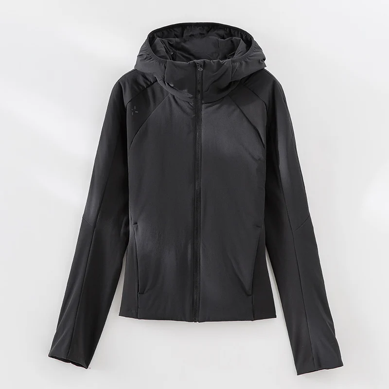 Damen Leichte Softshell-Jacke mit Kapuze, Raglanärmeln und taillierter Passform Nord Taschen
