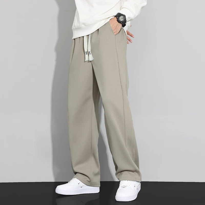 Herren Locker-weit geschnittene Lounge-Jogginghose mit Baumwoll-Fleece-Innenfutter und verstellbarem Kordelzug Nord Taschen
