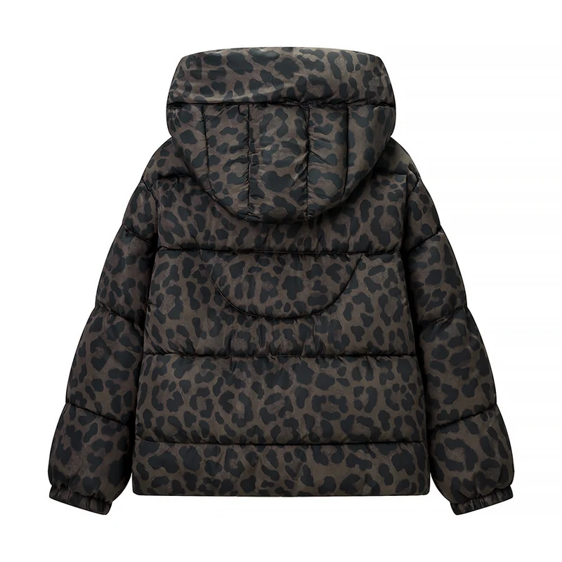 Damen Oversize Stepp-Pufferjacke mit hoher Kapuze und aufgesetzten Pattentaschen Nord Taschen