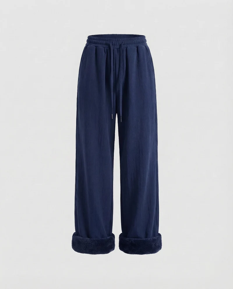 Damen Thermo Cordhose Teddyfutter