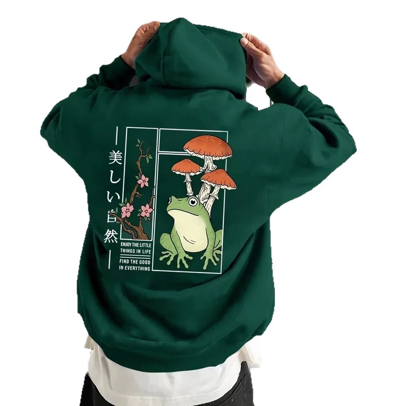 Unisex Grafischer Kapuzenpullover Nord Taschen