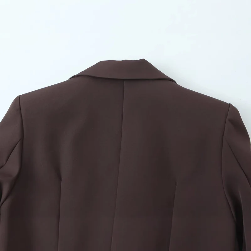 Damen Kurzblazer mit Doppelknopfverschluss und fallendem Revers Nord Taschen