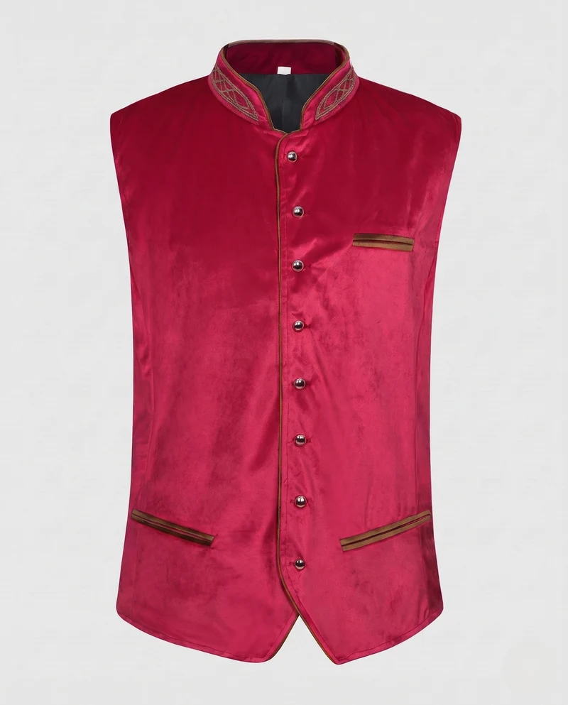 Damen eleganter Westen mit kunstvollen Details Nord Taschen