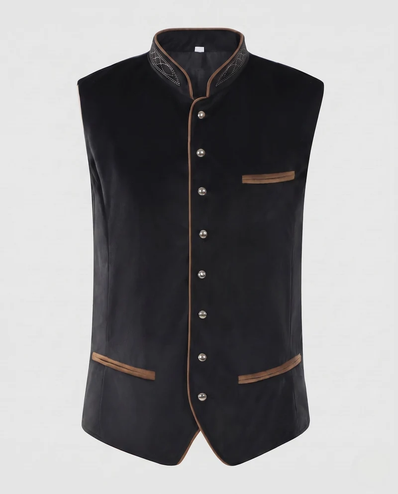 Damen eleganter Westen mit kunstvollen Details Nord Taschen