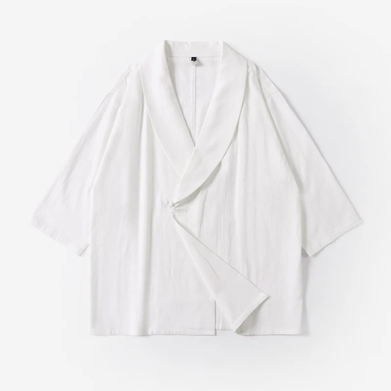Unisex Oversize-Kimono-Jacke mit Schalkragen und Wickelverschluss Nord Taschen
