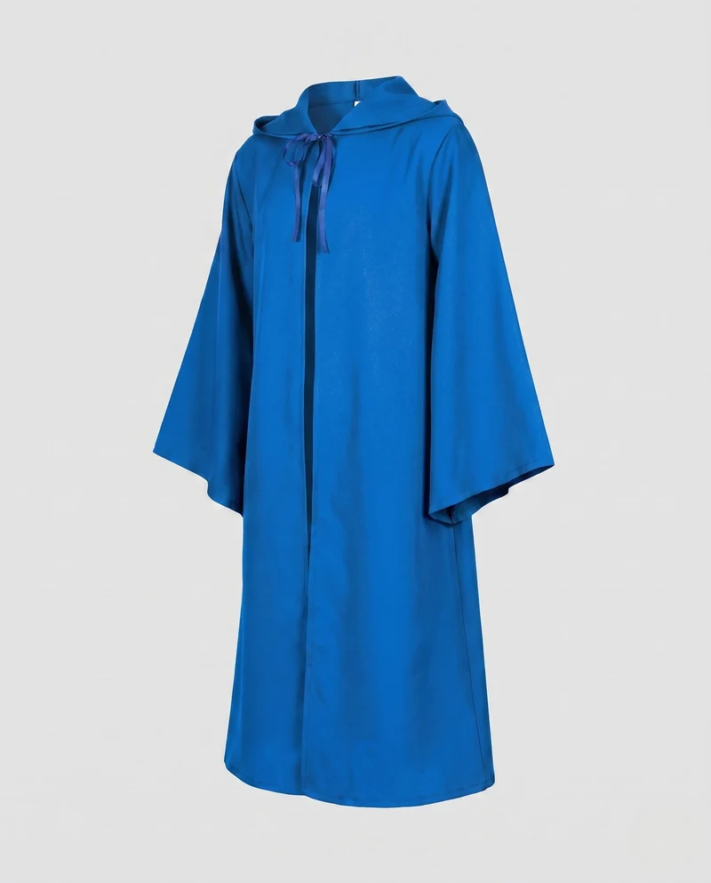 Damen Kapuzenumhang aus schimmerndemMaterial mit weiten Ärmeln Nord Taschen
