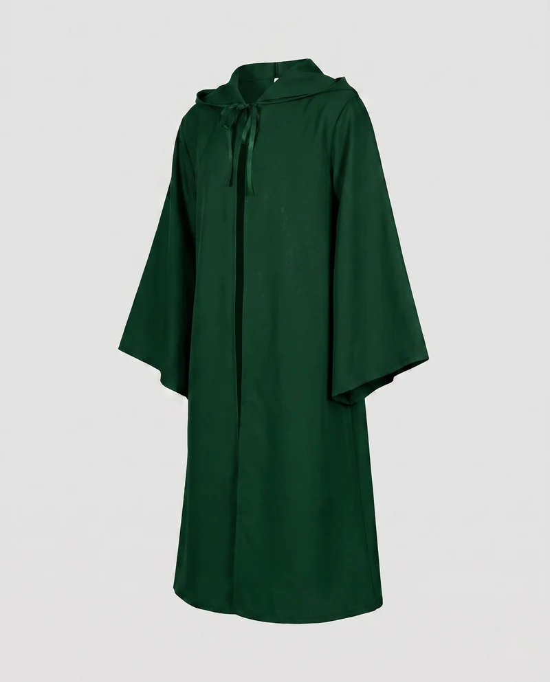 Damen Kapuzenumhang aus schimmerndemMaterial mit weiten Ärmeln Nord Taschen