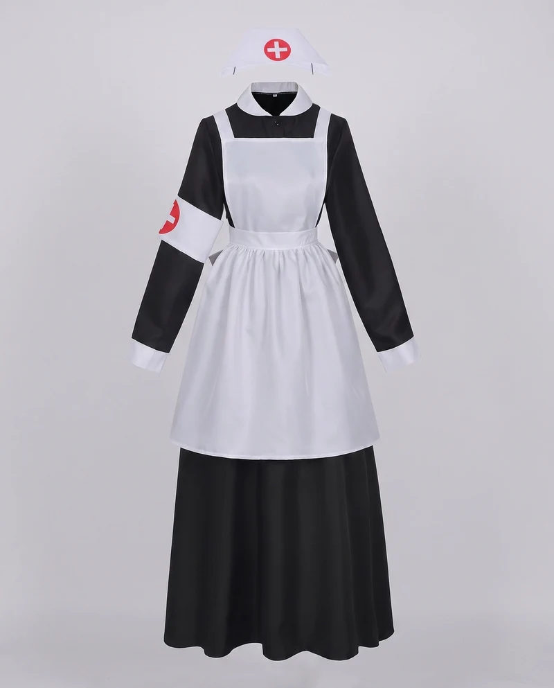 Damen Kostüm mit traditionellem Schürzen-Design und zugehörigem Zubehör Nord Taschen